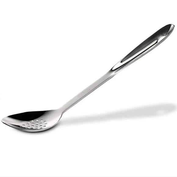 All-Clad Stainless Steel Slotted Spoon - Picture 1 of 9